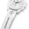 Bracelet MoonSwatch en caoutchouc blanc/blanc