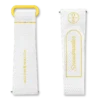 Bracelet MoonSwatch en caoutchouc blanc/jaune