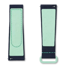 Bracelet MoonSwatch en caoutchouc bleu foncé/vert
