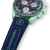 Bracelet MoonSwatch en caoutchouc bleu foncé/vert