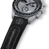 Bracelet MoonSwatch en caoutchouc noir/gris