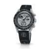 Bracelet MoonSwatch en caoutchouc noir/gris