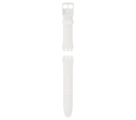 Bracelet New Gent en silicone blanc
