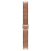 Bracelet Skin en acier inoxydable avec mailles milanaises et revêtement PVD or rose