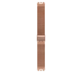Bracelet Skin en acier inoxydable avec mailles milanaises et revêtement PVD or rose