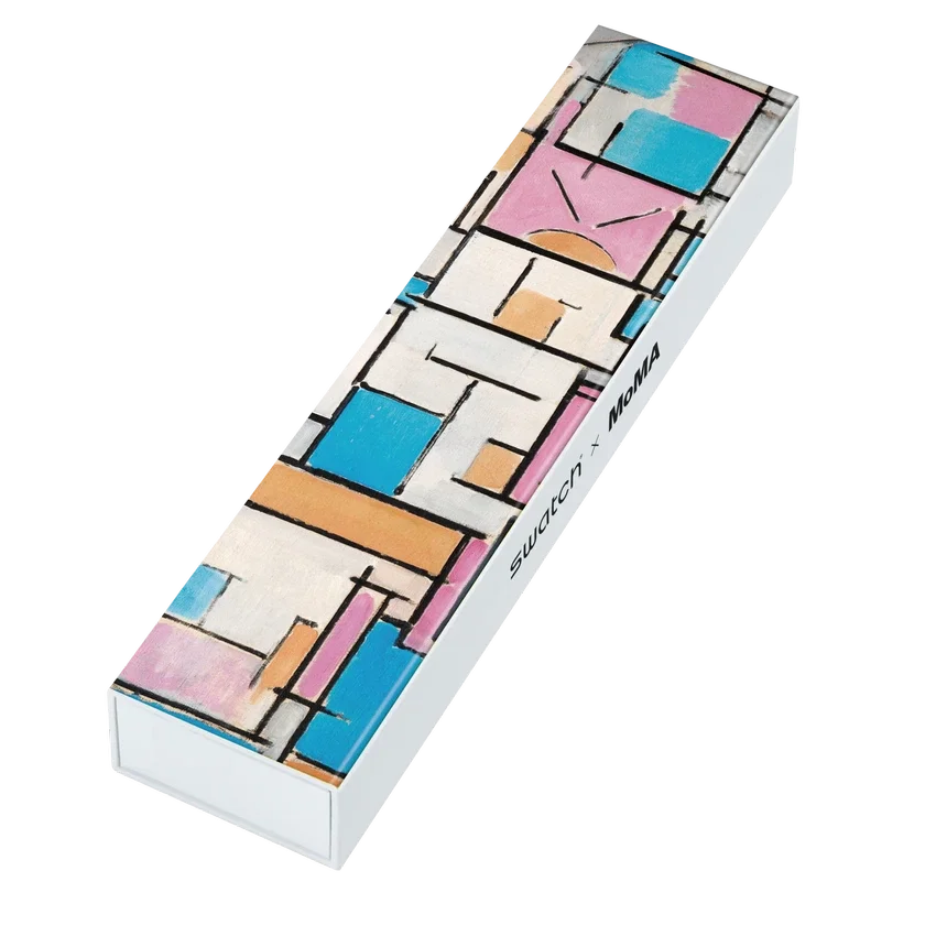 Composition ovale avec plans de couleur n° 1