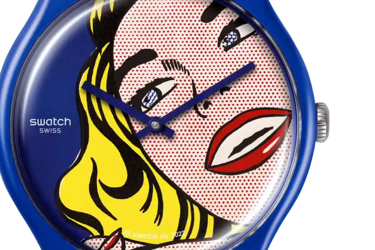 Girl de Roy Lichtenstein, la montre