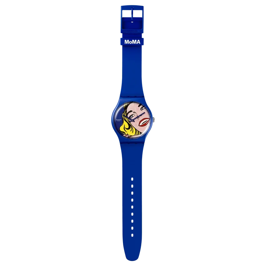 Girl de Roy Lichtenstein, la montre