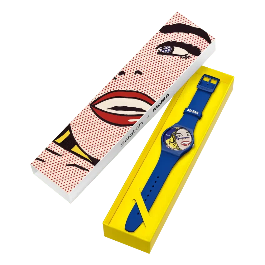 Girl de Roy Lichtenstein, la montre
