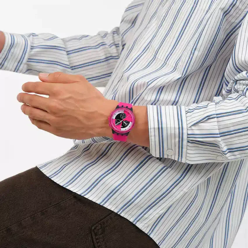 Lignes fuchsia