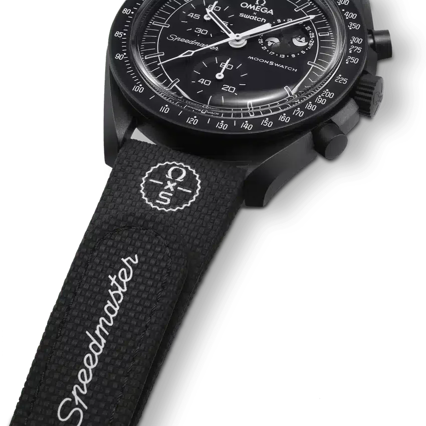 MoonSwatch caoutchouc noir/noir