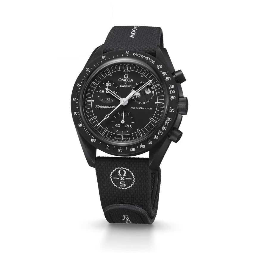 MoonSwatch caoutchouc noir/noir