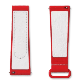 MoonSwatch caoutchouc rouge/blanc