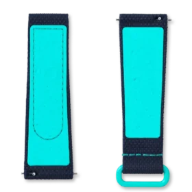 MoonSwatch en caoutchouc bleu foncé/turquoise