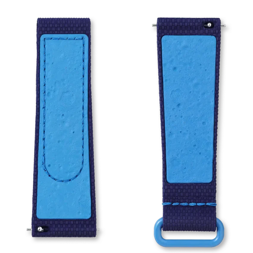 MoonSwatch en caoutchouc bleu marine/bleu