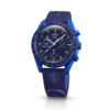 MoonSwatch en caoutchouc bleu marine/bleu