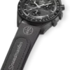 MoonSwatch Gris foncé/Noir en caoutchouc
