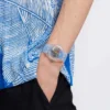 Rayures bleu vif