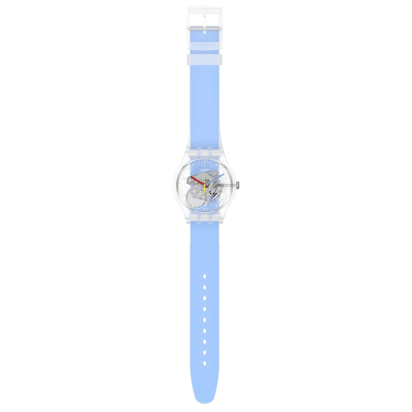 Rayures bleu vif