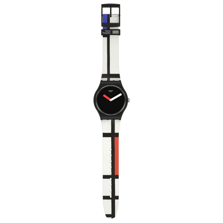 Rouge, bleu et blanc, par Piet Mondrian