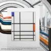 Rouge, bleu et blanc, par Piet Mondrian