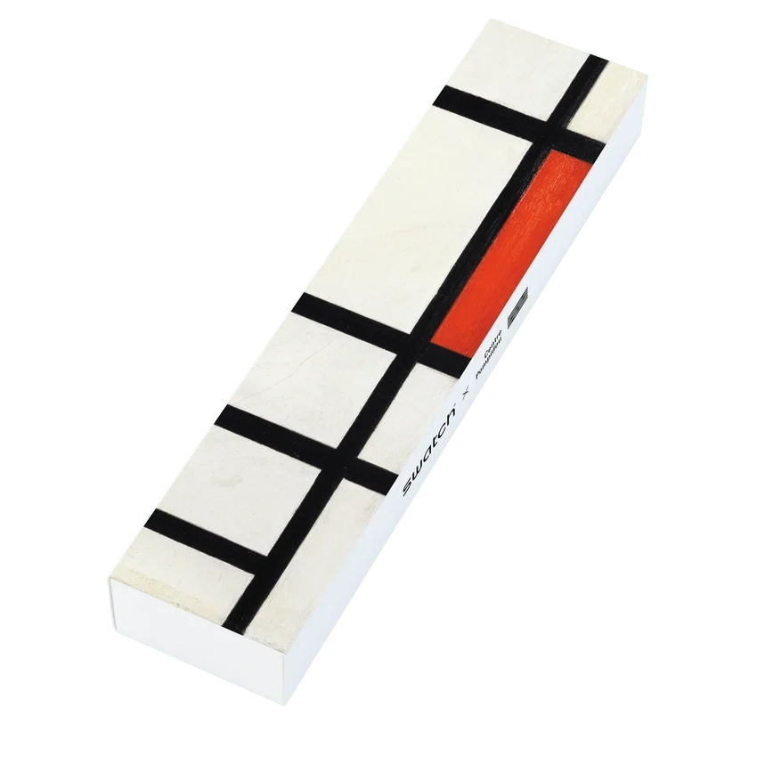 Rouge, bleu et blanc, par Piet Mondrian
